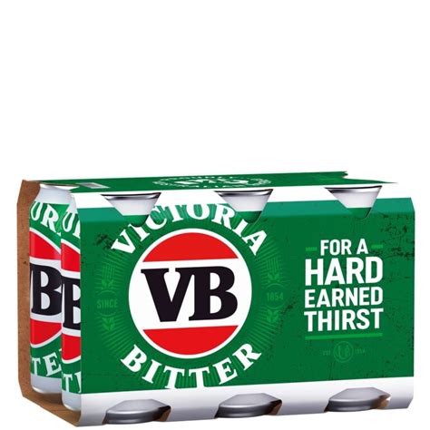 Victoria Bitter Can 375ml X 6 Barrelhouse Cellars