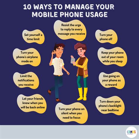 10 Ways To Manage Your Mobile Phone Usage Camhs Professionals