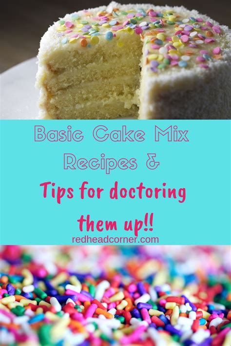 Basic Cake Mix Recipes Tips For Doctoring Them Up Recipe Basic