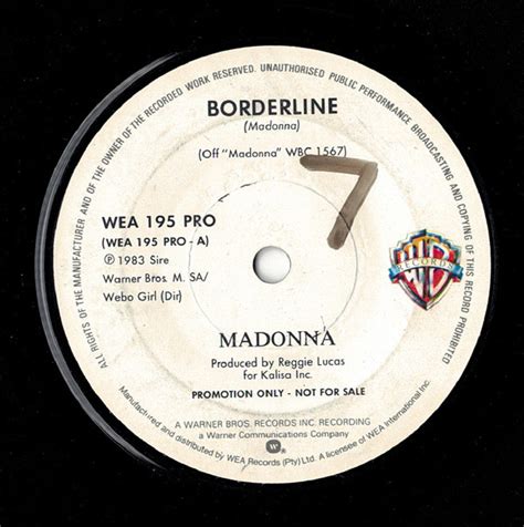 Madonna Borderline Holiday 1983 Vinyl Discogs