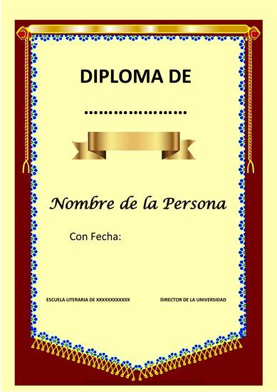 Plantillas De Diplomas Para Editar E Imprimir Gratis En 2024 Plantillas De Diplomas Diplomas