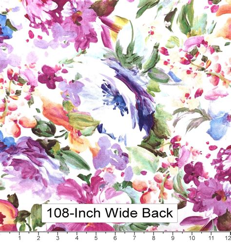 108 Inch Wide Quilting Fabric By The Half Yard Amelia Etsy