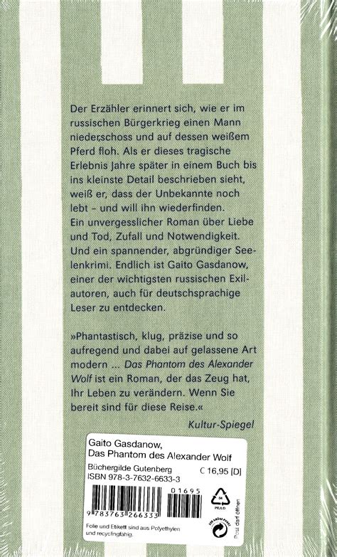 Das Phantom Des Alexander Wolf Roman