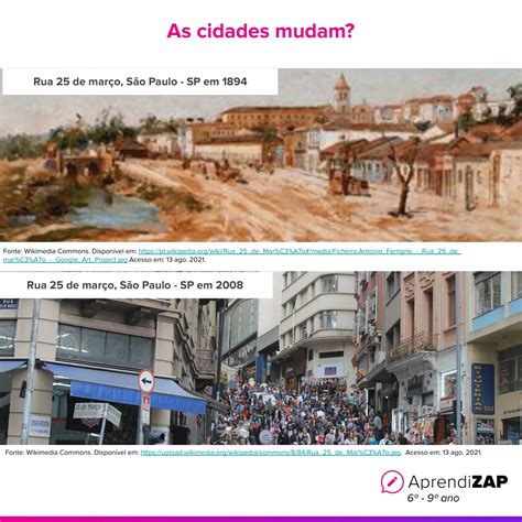 As cidades mudam? | AprendiZAP