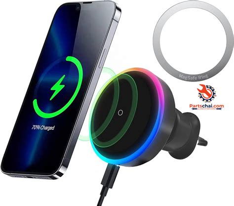 Magnetic Car Mount Wireless Charging