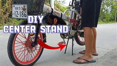 How To Make Diy Center Stand For Ebike Sonsontech Youtube