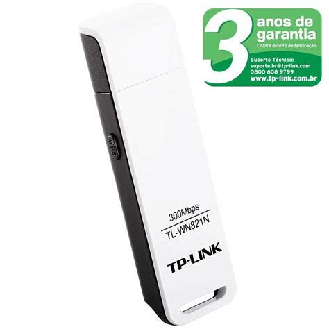 Adaptador Wireless N 300 Mbps Usb 802 11n Tl Wn8200n Tp Link Cx 1 Un