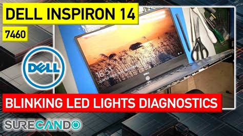 Dell Inspiron Amber White Led Blinking Lights P G