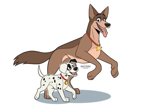 Monthly cartoon fanart | 101 Dalmatians 2 by Mell0rd on DeviantArt