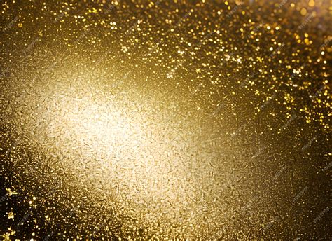 Premium Photo | Gold Glitter Stars Background