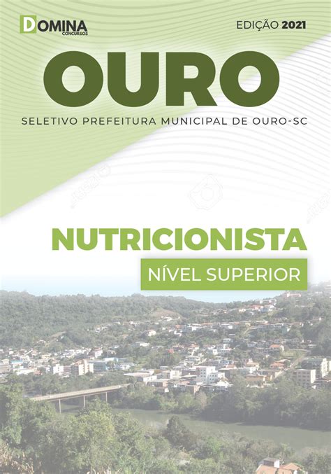 Apostila Processo Seletivo Pref Ouro SC 2021 Nutricionista