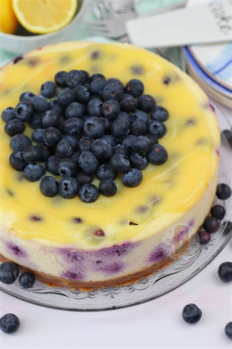 Lemon And Blueberry Cheesecake Janes Patisserie