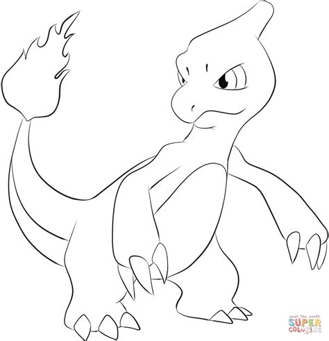 Dibujo De Charmeleon Para Colorear Dibujos Para Colorear Imprimir Gratis