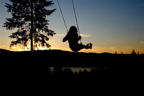 Sunset Swing Photograph by MoeG Photography - Fine Art America