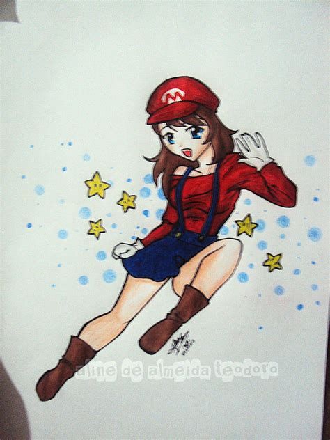 super mario female  aline sensei  deviantart