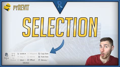 How To Use The Selection Panel In Pyrevit Revit Youtube