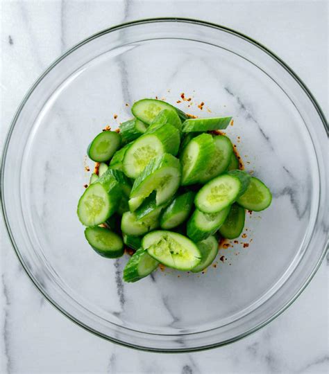 Smashed Asian Cucumber Salad Table For Two By Julie Chiou