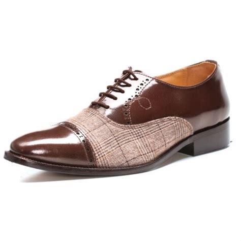 Libertyzeno Mens Leather Oxford Style Dress Shoes