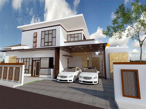 Ide 10 Desain Rumah Minimalis Dengan Garasi Mobil Japdesain