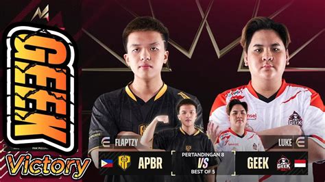 GEEK VS APBR 1 1 BO5 Game 2 Match 8 KNOCKOUT STAGE Fase