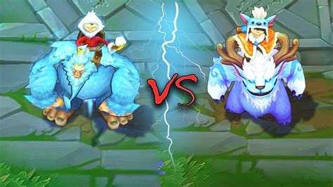 Nunu All Skins And Splash Arts Old Vs New Comparison Rework League Of