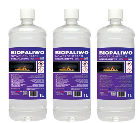 Biopaliwo Paliwo Nowej Generacji Do Biokominka 3L PEK LINE Sklep