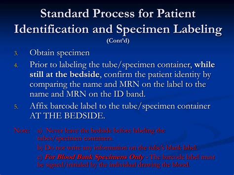 PPT Safe Labeling Of Laboratory Specimens PowerPoint Presentation