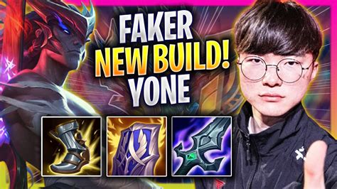 Faker Tries New Yone Build T Faker Plays Yone Mid Vs Renekton