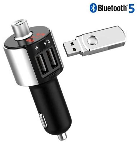 Автомобильный BLUETOOTH FM модулятор / ФМ трансмиттер с зарядкой 2 USB ...