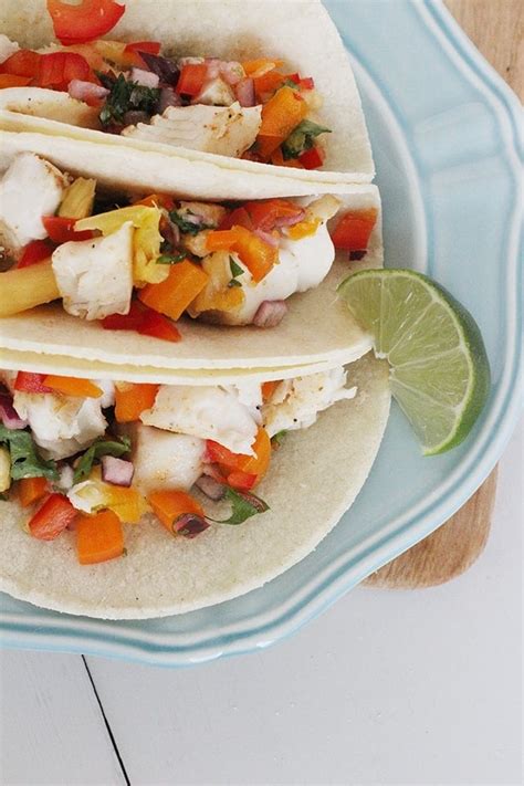 Fish Tacos With Pineapple Salsa Super Healthy Kids