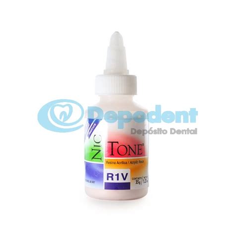 ACRILICO TERMOCURABLE COLOR R1V 35 GR NIC TONE DEPODENT