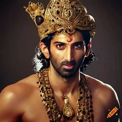 Bollywood Actor Aditya Roy Kapur As Lord Krishna On Craiyon