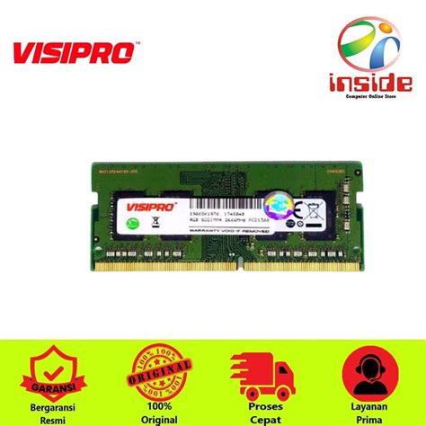 Jual Visipro Ddr Gb Pc Mhz Sodimm Shopee Indonesia