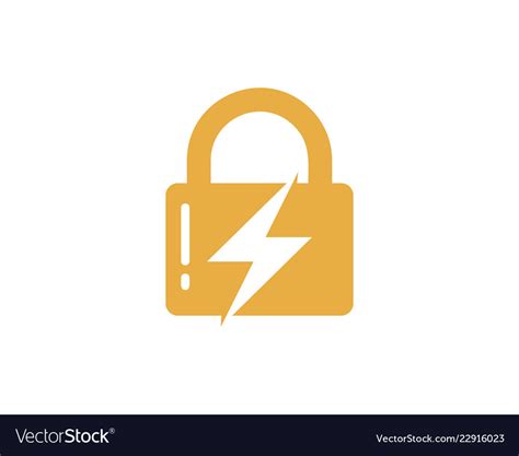 Energy Security Logo Icon Design Royalty Free Vector Image