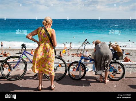 Two Older Women Cycling Hi Res Stock Photography And Images Alamy