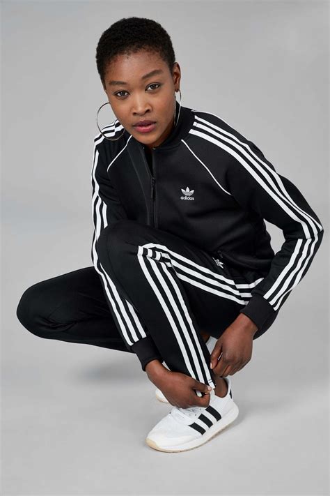 Womens adidas Originals Superstar Track Pant - Black | Adidas tracksuit ...