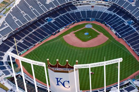 Kauffman Stadium From Above Home Of The Royals It Seems S Flickr