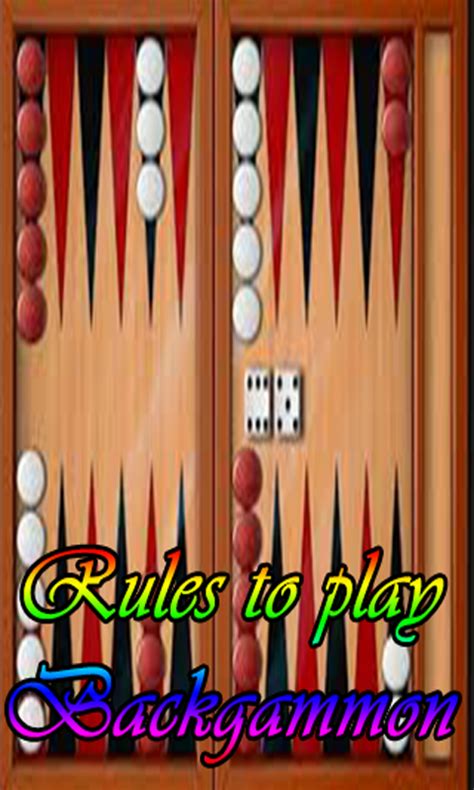 Rules To Play Backgammon Amazon Co Jp Appstore For Android