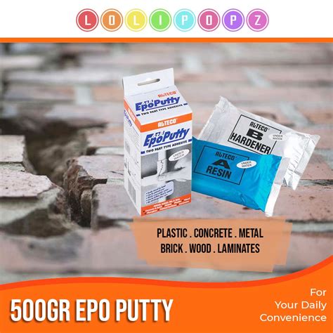 Alteco G Epo Putty Two Part Adhesive Epoxy Putty For Repairs