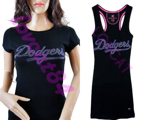 Los Angeles Dodgers Jersey Bling Rhinestone Tshirt By Lovcat