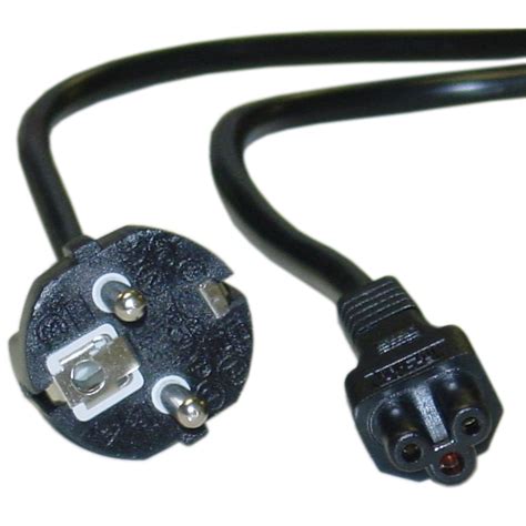 Euro Laptop Power Cord CE 7 7 To C5 Polarized VDE 6ft