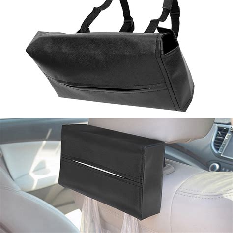 Car Accessories Tissue Box Napkins Holder Container Seat Back Sun Visor