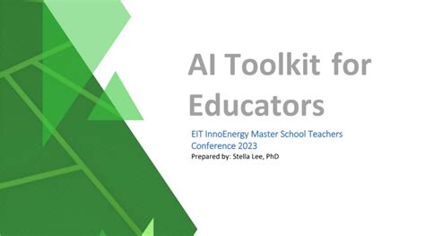 Ai Toolkit For Educators Paradox Learning