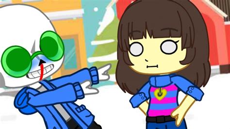 Sans X Frisk Frans Gacha Club YouTube