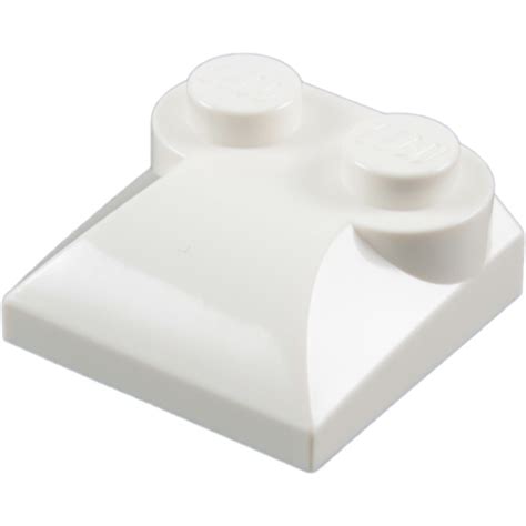 Lego White Slope X Curved With Curved End Brick Owl