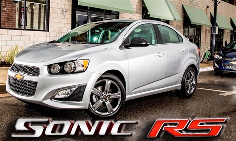 2015 Chevy Sonic RS Sedan and LTZ Dusk Join Cool RS Hatch With Dark ...