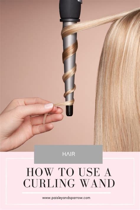 Tips For Styling Your Hair With A Curling Wand In 2024 Wand Curls