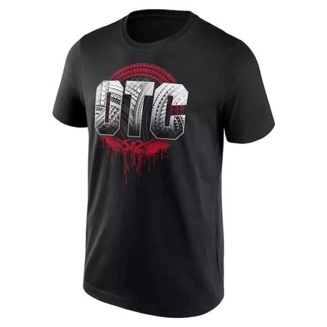 Roman Reigns Mens T Shirt Wwe Black Otc Graphic T Shirt New