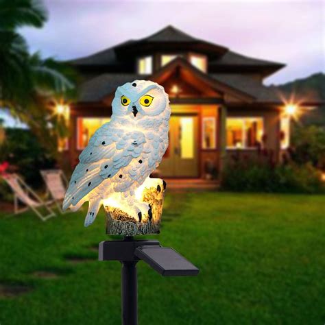 Solar Light Owl Shape Light LED Garden Lights Solar Night Lights