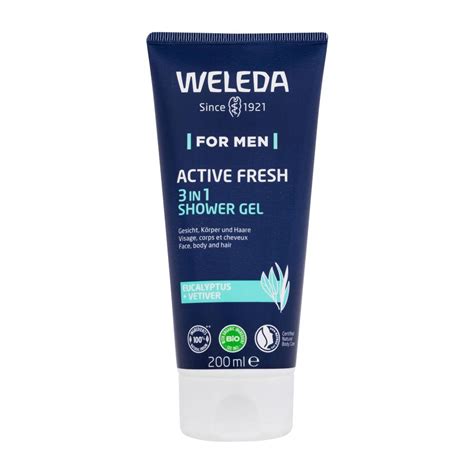 Weleda For Men Active Fresh In Geli Za Prhanje Za Mo Ke Spleticna Si